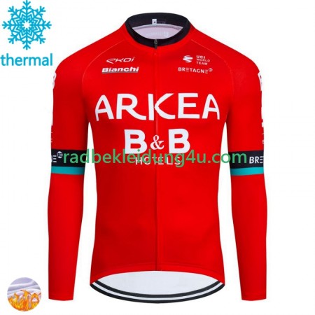 Radtrikot Winter Thermal Fleece Arkea Bb Hotels 2024